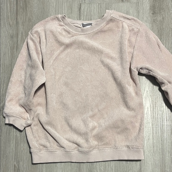 Zara Soft Pink Crew Neck Sweater - Picture 1 of 2